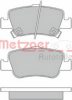 METZGER 1170334 Brake Pad Set, disc brake